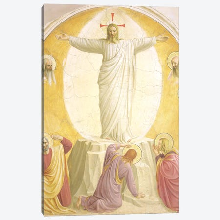 The Transfiguration, 1442 Canvas Print #FRA4} by Fra Angelico Canvas Art Print