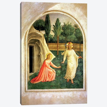 Noli Me Tangere, 1442 Canvas Print #FRA5} by Fra Angelico Canvas Art Print
