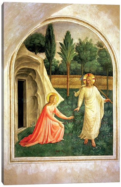 Noli Me Tangere, 1442 Canvas Art Print - Fra Angelico