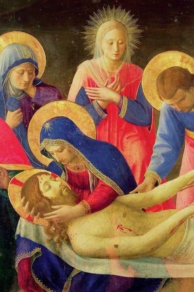 Renaissance: Lamentation Over The Dead Christ, 1436-41 by Fra Angelico