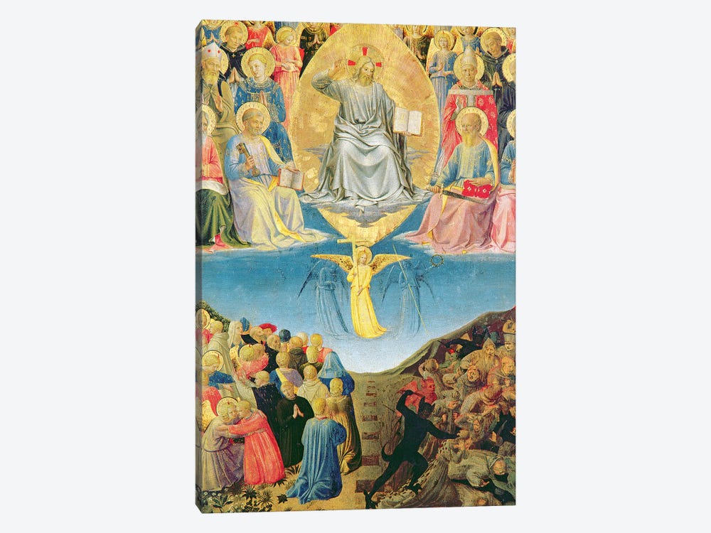Detail Of Last Judgement, Palazzo Barberini Triptych by Fra Angelico 1-piece Canvas Art Print