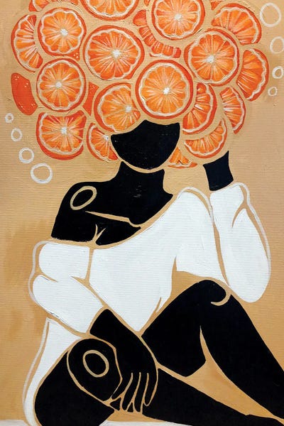 Modern Décor: Tangerine by NydiaDraws