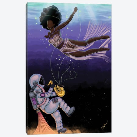 Transcendence Canvas Print #FRC21} by NydiaDraws Canvas Art