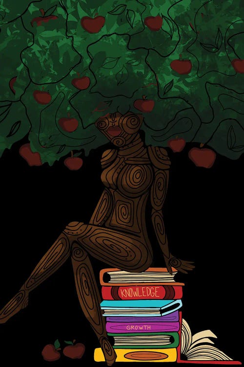 Tree Of Knowledge by NydiaDraws wall art