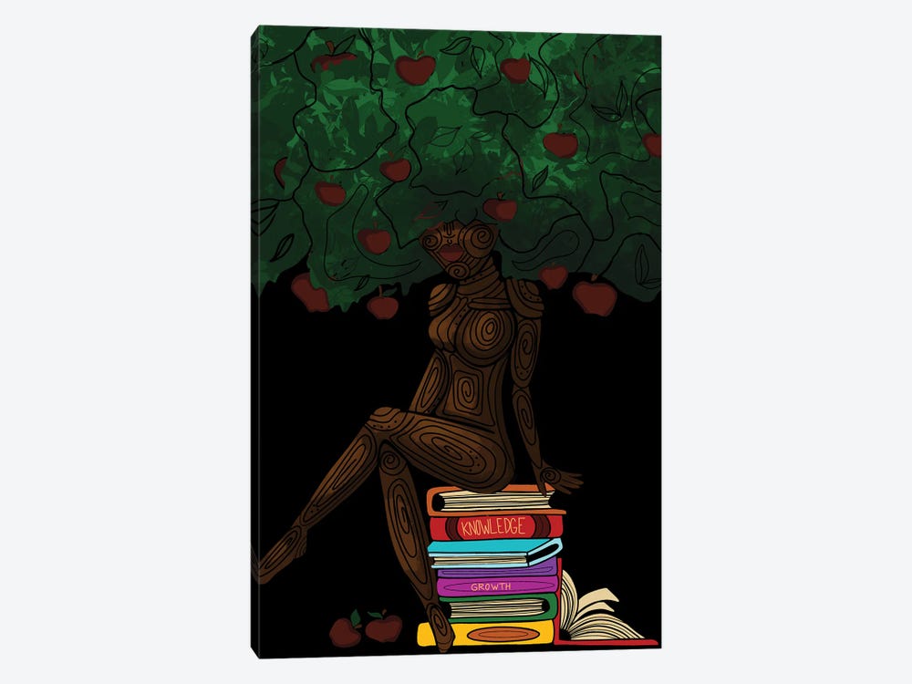 Tree Of Knowledge by NydiaDraws 1-piece Canvas Artwork