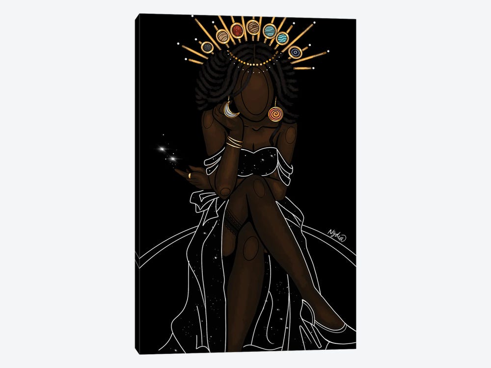 Celestial Goddess by NydiaDraws 1-piece Canvas Print