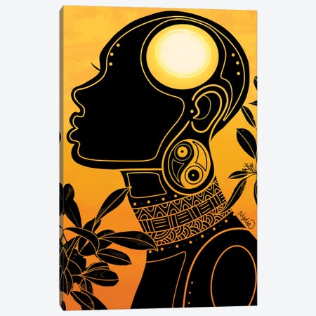 Energy Canvas Print #FRC31} by Colored Afros Art Art Print