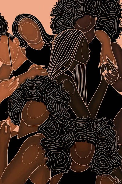 Black Joy: Melanin Sistas by NydiaDraws