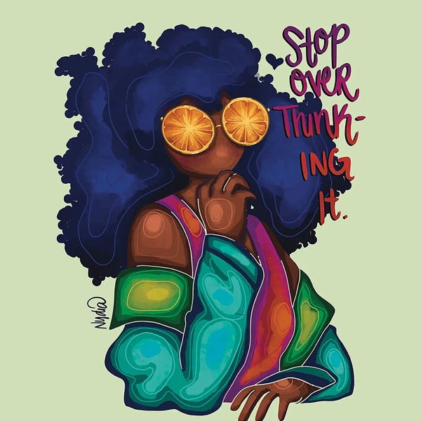 Eyewear: Stop Overthinking by NydiaDraws
