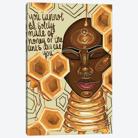 Balance Canvas Print #FRC71} by Colored Afros Art Art Print