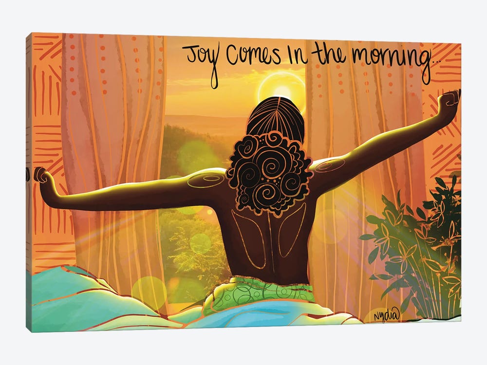 Joy by NydiaDraws 1-piece Canvas Art Print