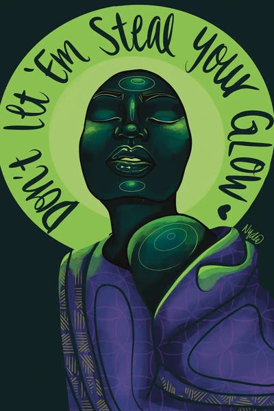 Glowww by NydiaDraws canvas print