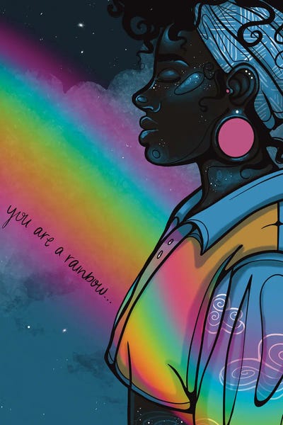 NydiaDraws: You Are A Rainbow by NydiaDraws