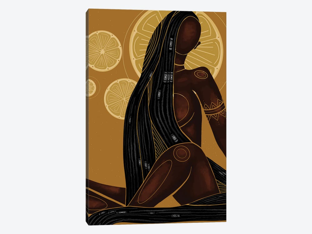 Lemonade by Colored Afros Art 1-piece Canvas Art