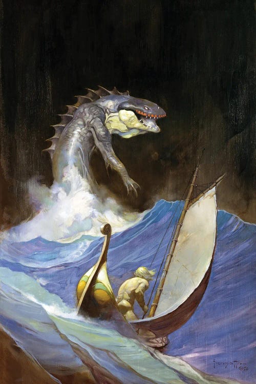 Carson Of Venus by Frank Frazetta wall art