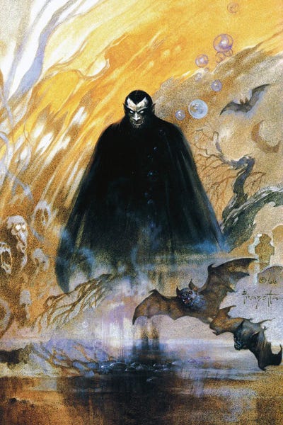 Fictional Characters: Count Dracula by Frank Frazetta