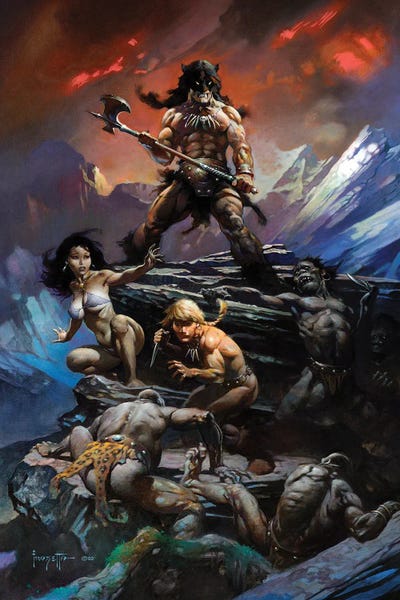 Frank Frazetta: Fire And Ice by Frank Frazetta