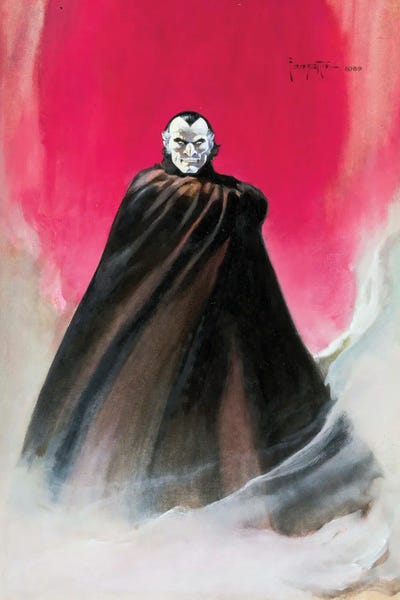 Other Movie Characters: Dracula by Frank Frazetta