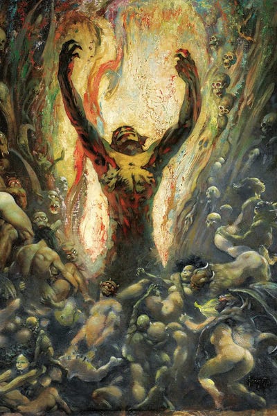 Demons: Reign of Wizardry by Frank Frazetta