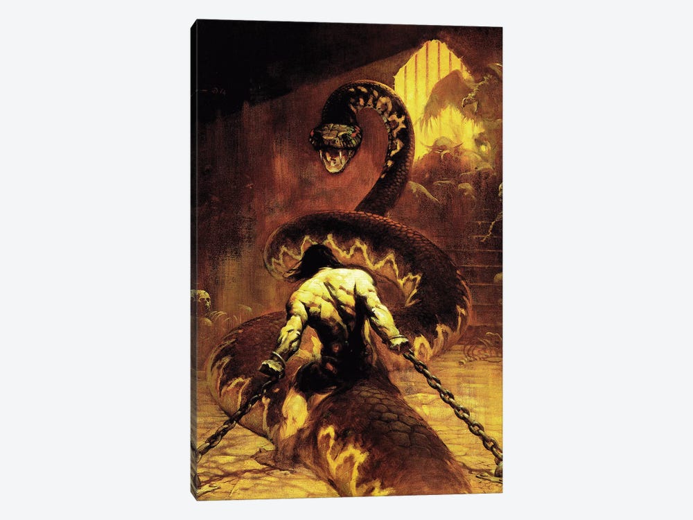 Chained by Frank Frazetta Art Print Mural Poster 36x54 inch 