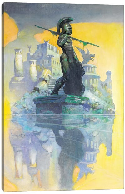 Atlantis Canvas Art Print - Fantasy, Horror & Sci-Fi Art