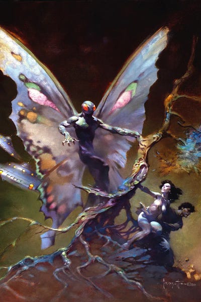 Monsters: Mothman by Frank Frazetta