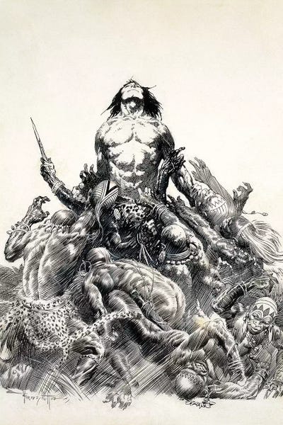 Frank Frazetta: Ape Man by Frank Frazetta