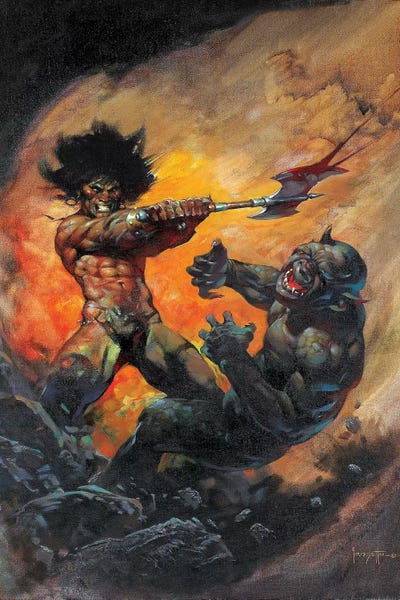 Weapons & Artillery: The Barbarian by Frank Frazetta