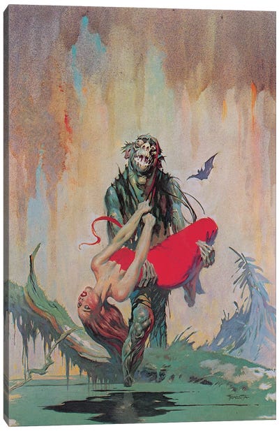 Monster Men Canvas Art Print - The Edgar Rice Burroughs Collection