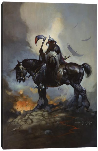 Death Dealer Canvas Art Print - Weapons & Artillery Art