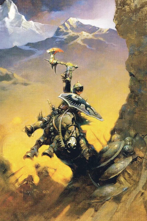 Eternal Champion by Frank Frazetta wall art