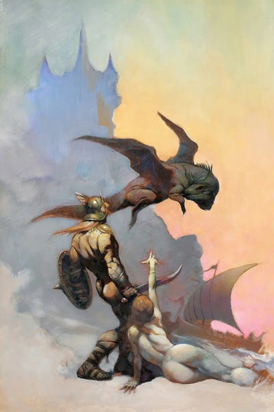 Mythical Creatures: Kavin's World by Frank Frazetta
