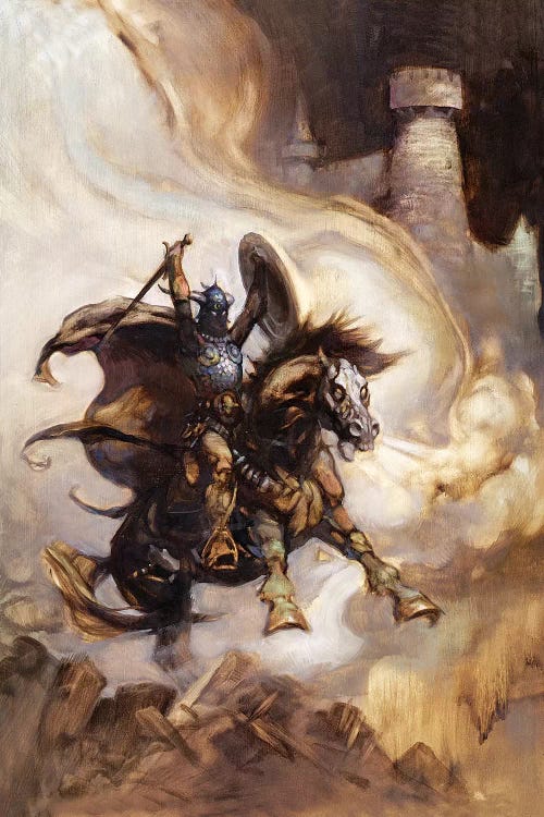 Defender by Frank Frazetta wall art