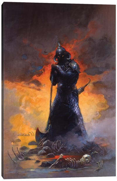 Death Dealer III Canvas Art Print - Demon Art