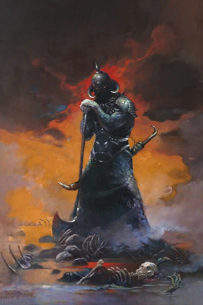 Autumn: Death Dealer III by Frank Frazetta