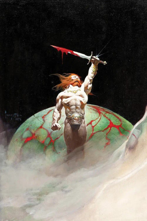 Bloodstone by Frank Frazetta wall art