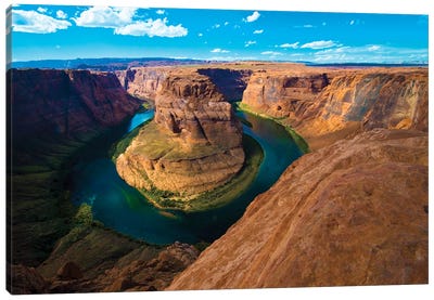USA, Arizona, Glen Canyon National Recreation Area, Horseshoe Bend Canvas Art Print - Grand Canyon National Park Art