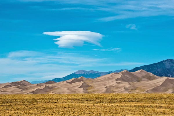 Colorado: USA, Colorado, Alamosa, Great Sand Dunes National Park and Preserve II by Bernard Friel