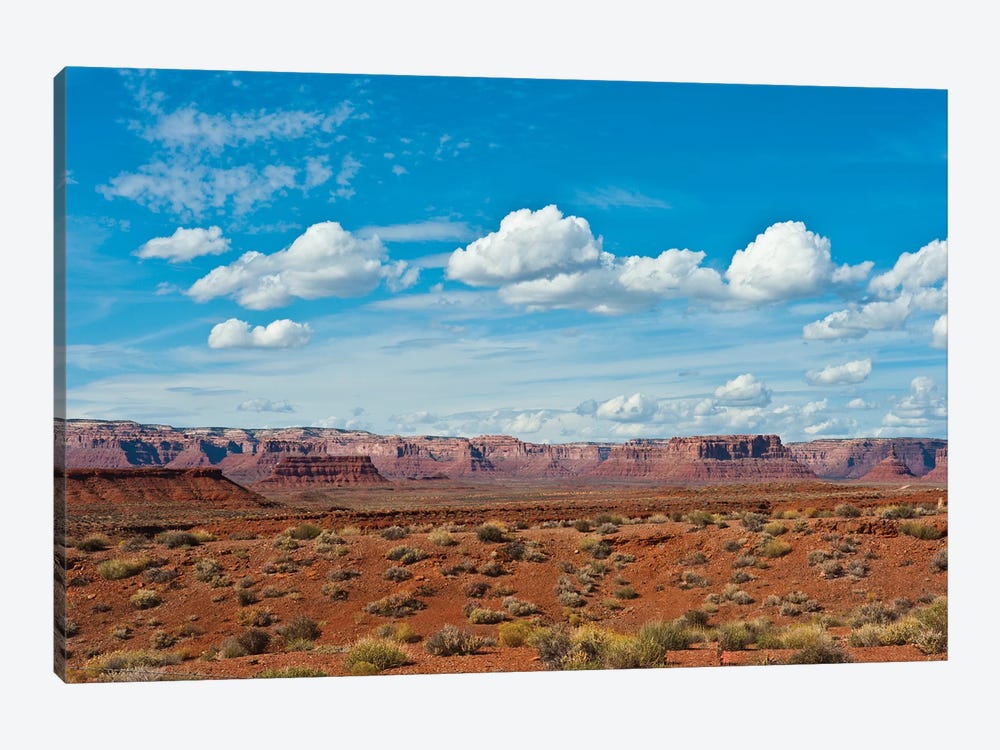 USA, Utah, Bluff, Valley of The Gods, Panorama, Bears Ears National Monument by Bernard Friel 1-piece Canvas Art