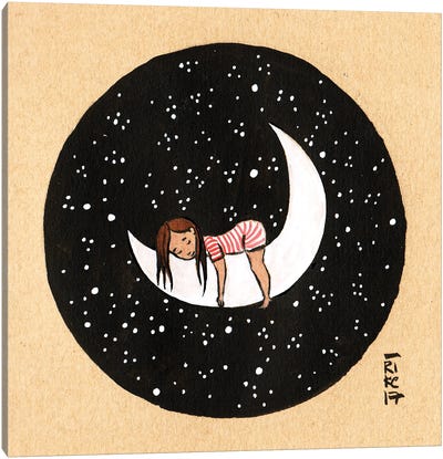 Moon Child Canvas Art Print - Friederike Ablang