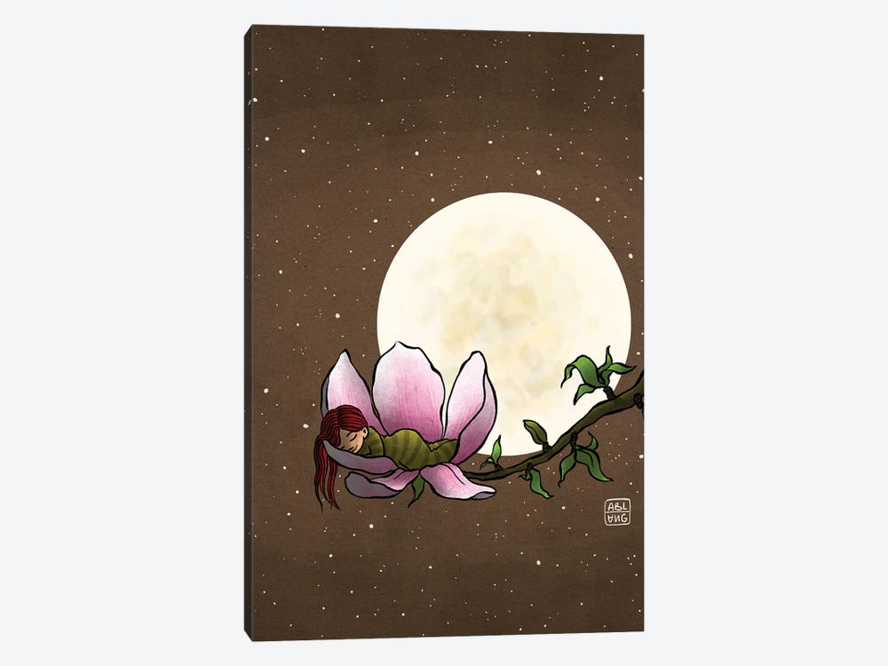 Magnolia II by Friederike Ablang 1-piece Canvas Print