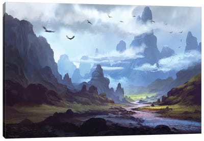 Mountainscape Canvas Art Print - Ferdinand Ladera