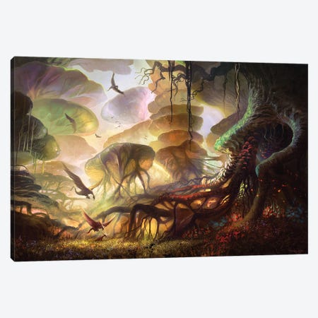 The Forest Of Keilah Canvas Print #FRL26} by Ferdinand Ladera Canvas Artwork