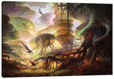 The Forest Of Keilah Canvas Art Print - Ferdinand Ladera