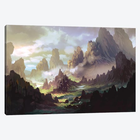 The Land Of Ar-Kinuth Canvas Print #FRL29} by Ferdinand Ladera Canvas Print