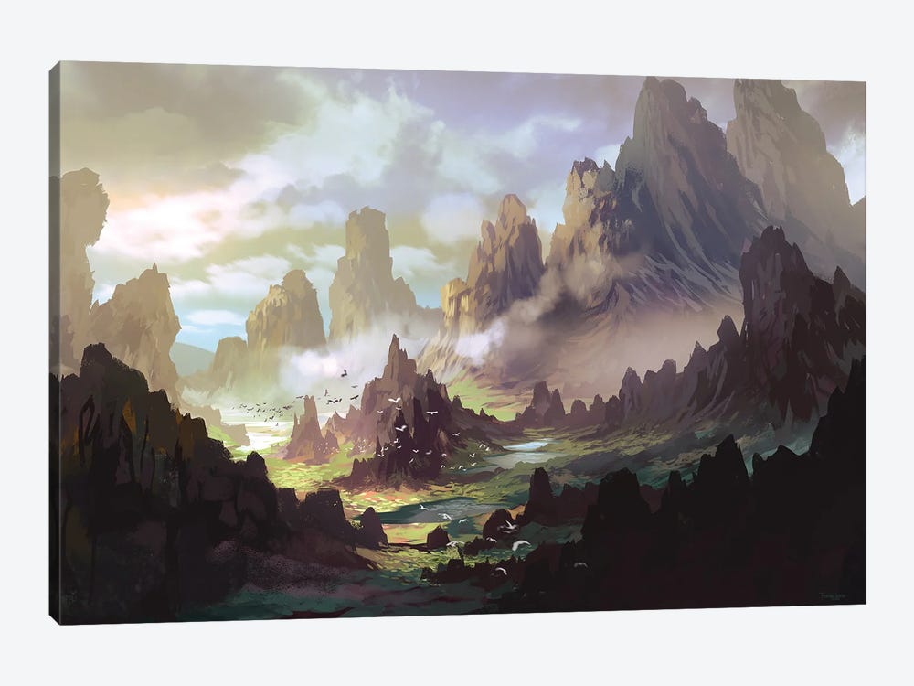 The Land Of Ar-Kinuth by Ferdinand Ladera 1-piece Canvas Print