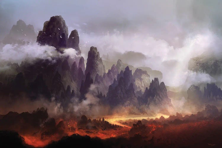 The Silence At Sacreorem by Ferdinand Ladera wall art