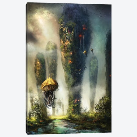 The Towers Of Keilah Canvas Print #FRL32} by Ferdinand Ladera Canvas Art
