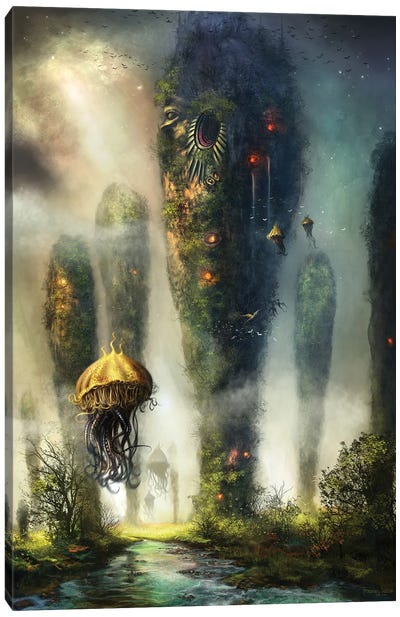 The Towers Of Keilah Canvas Art Print