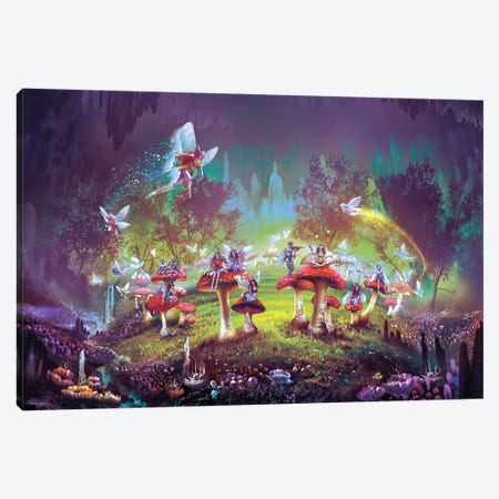 Dimlight forest Sorcerer's Ring Canvas Print #FRL6} by Ferdinand Ladera Canvas Art
